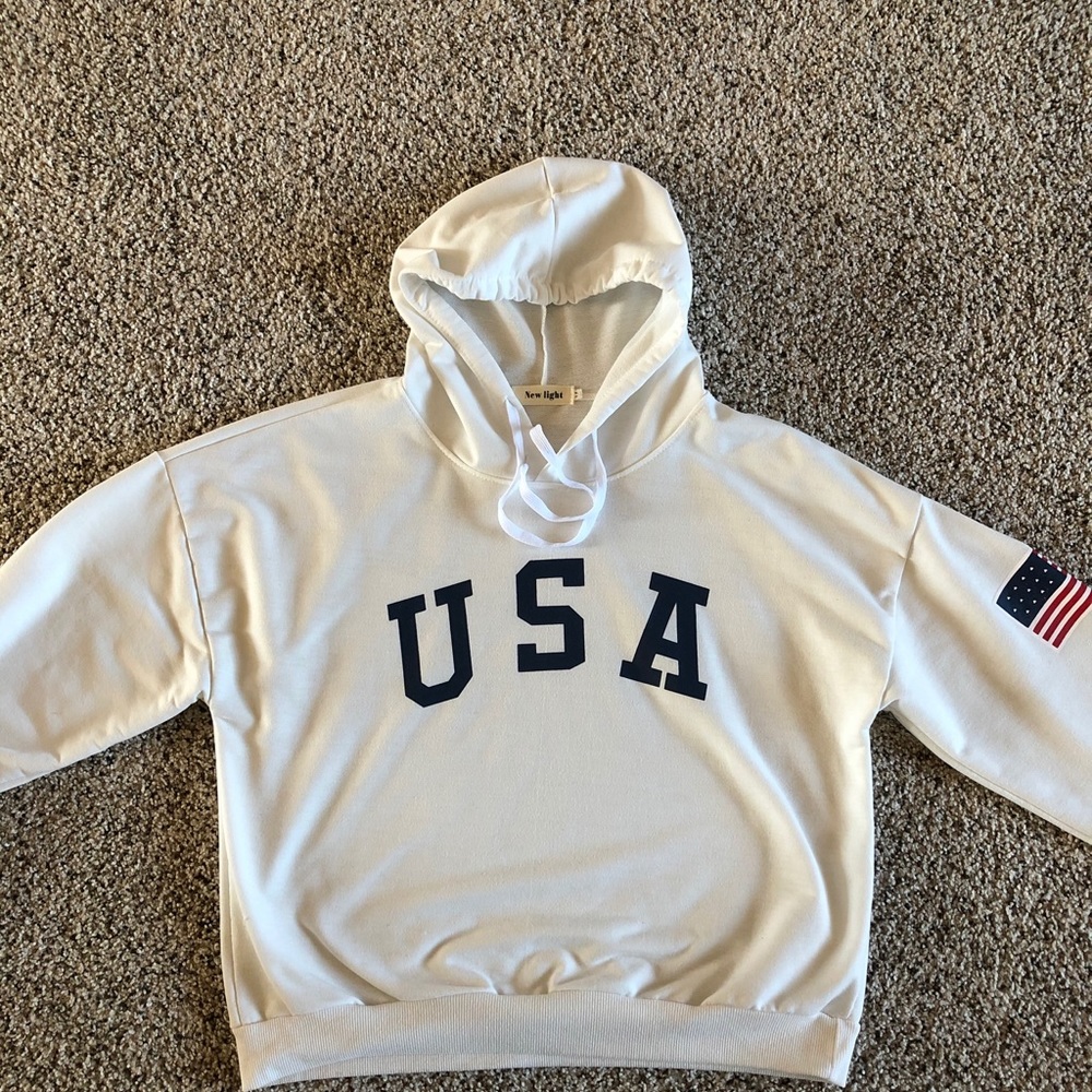 USA long sleeve hoodie
